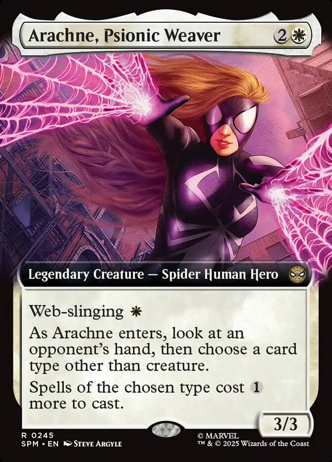 Arachne, Psionic Weaver Extended Foil (ingles) 245