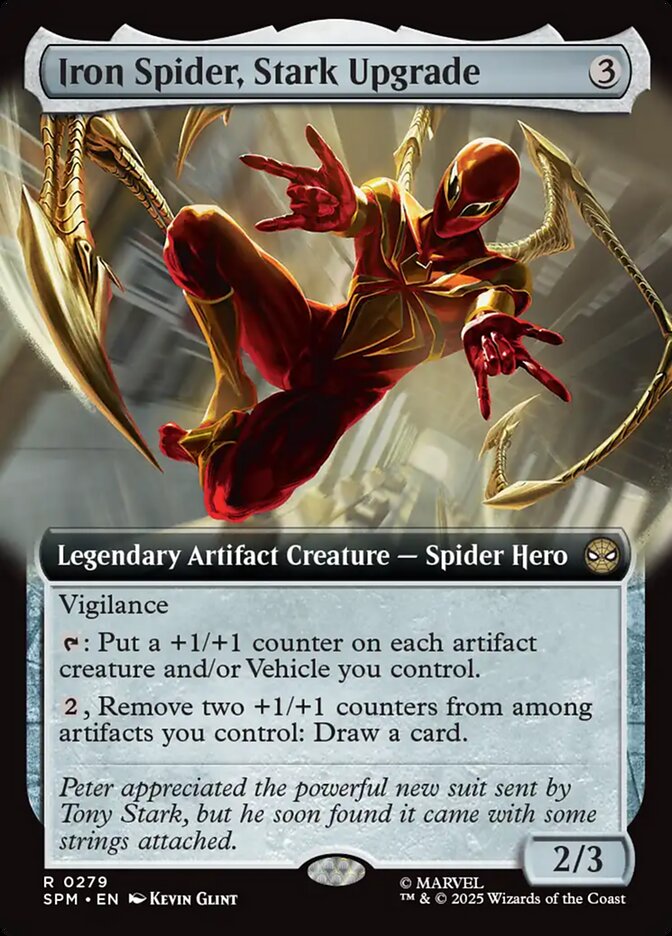Iron Spider, Stark Upgrade Extended Foil (ingles) 279