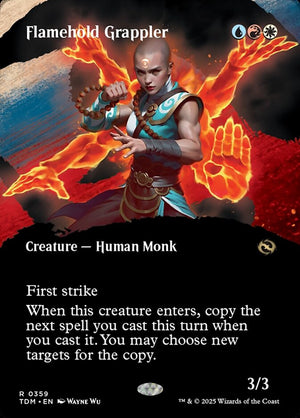 Flamehold Grappler Borderless Foil (ingles) 359 | Singles y cartas sueltas de Magic: The Gathering en PiedraBruja Chile