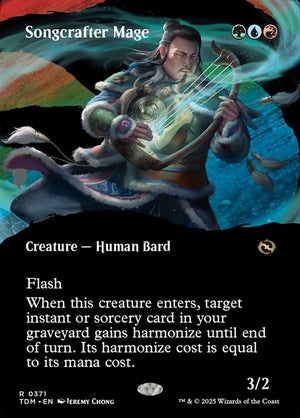 Songcrafter Mage Borderless Foil (ingles) 371 | Singles y cartas sueltas de Magic: The Gathering en PiedraBruja Chile