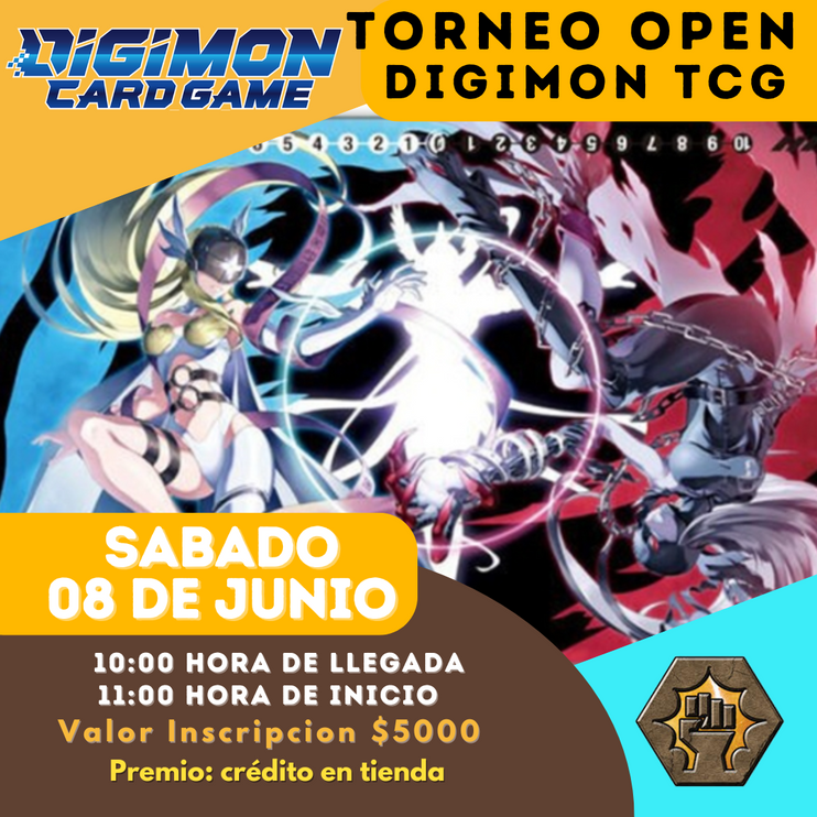 Torneo Open Digimon TCG PiedraBruja