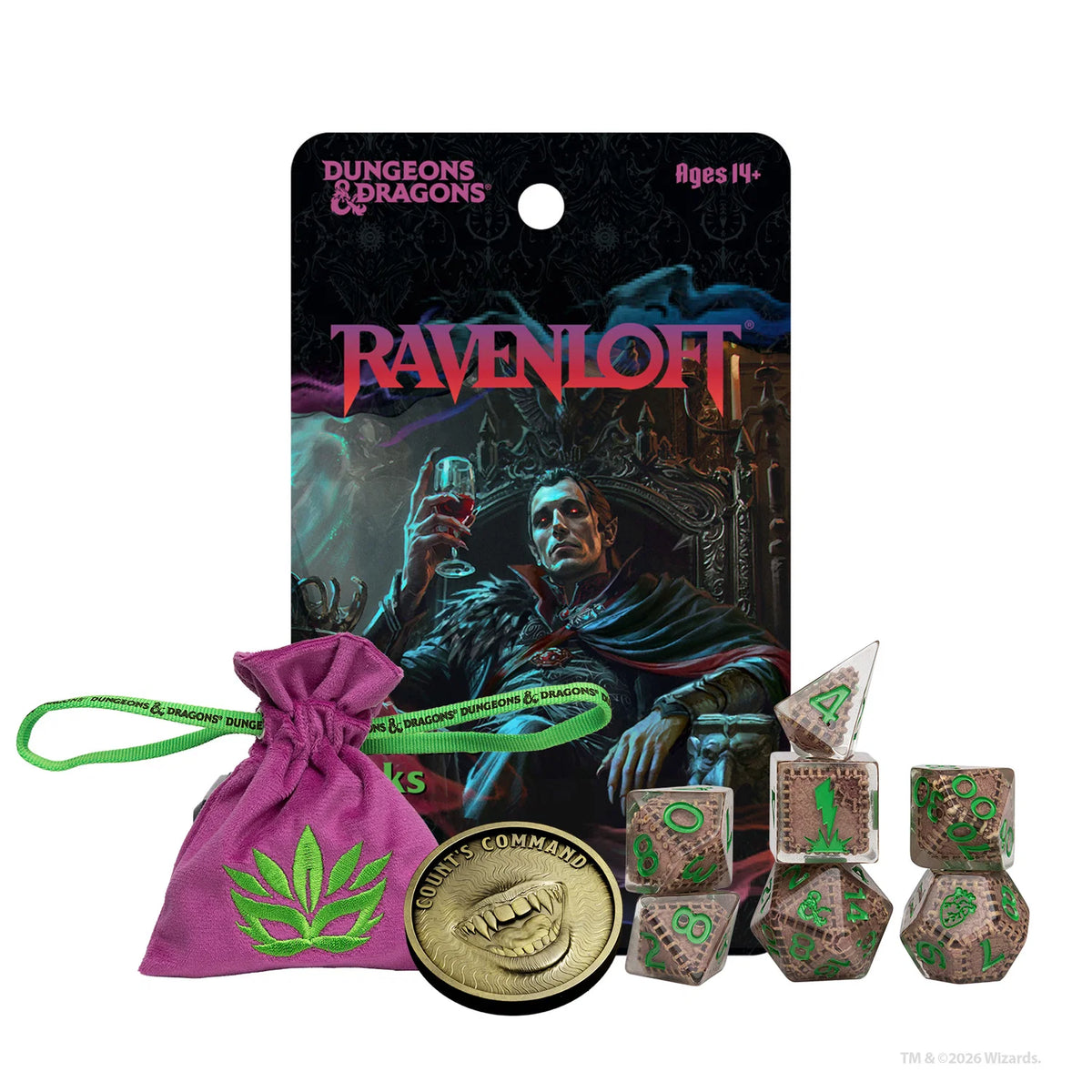 Dados - Mists of Ravenloft Treasure Packs