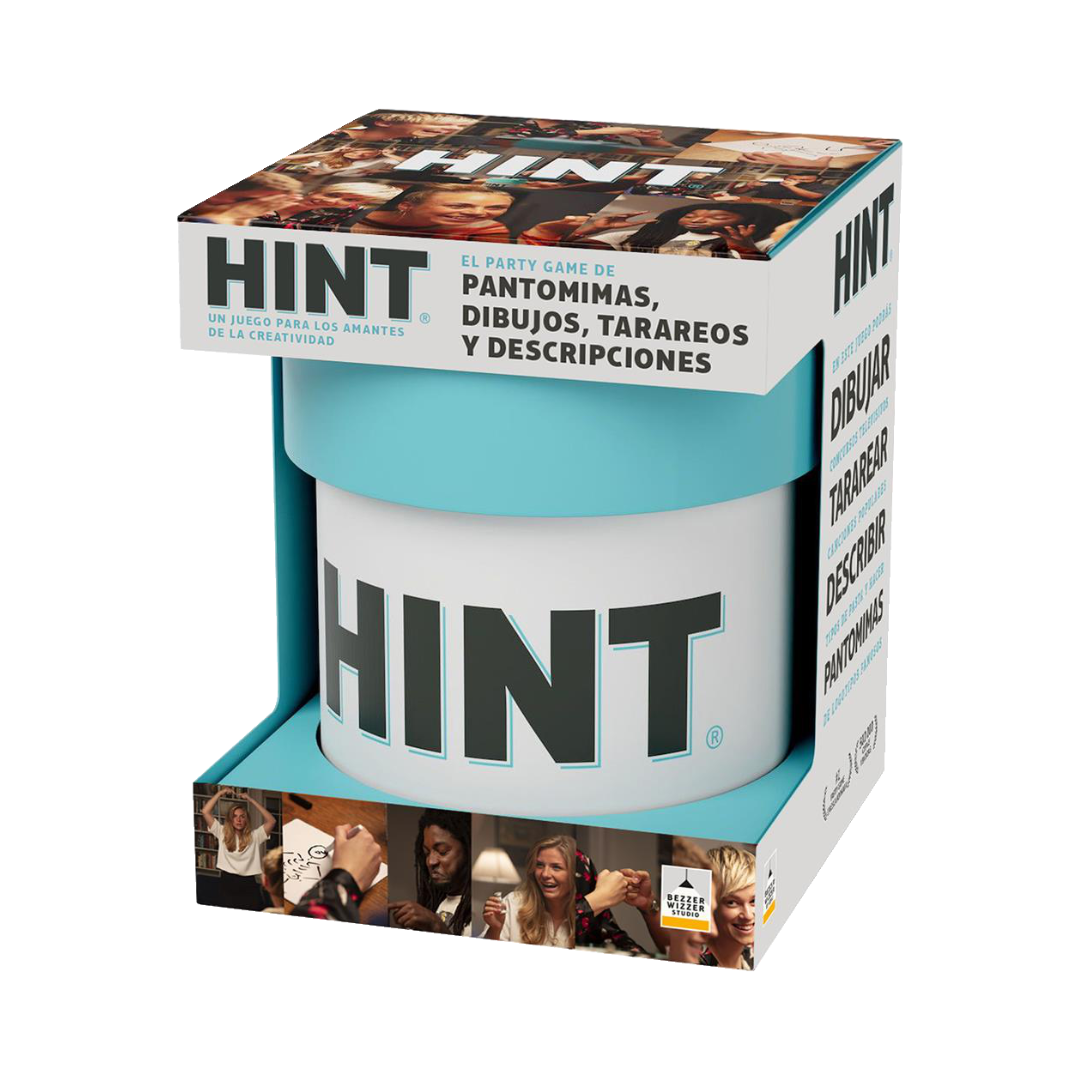 Caja del juego de mesa Hint