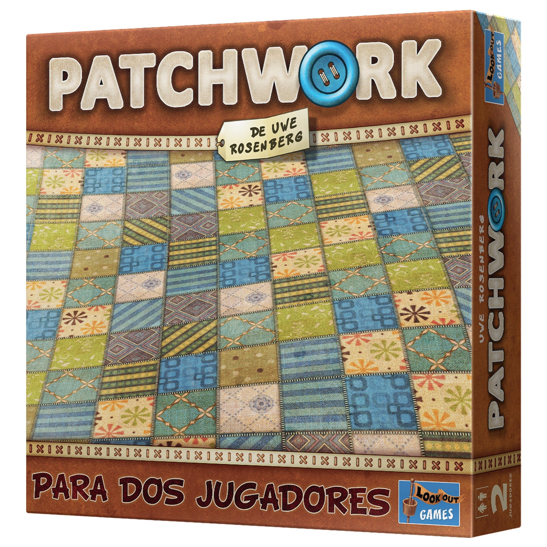 Caja del juego de mesa patchwork