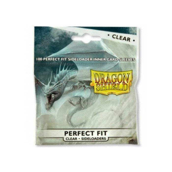Perfect Fit - Sideloaders - Clear (x100) | Fundas y accesorios Dragon Shield para cartas TCG en PiedraBruja Chile
