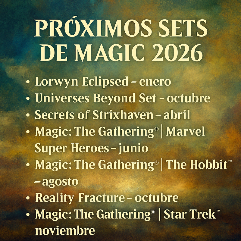 ✨ Magic en 2026: Seis mundos, siete expansiones — todo lo anunciado