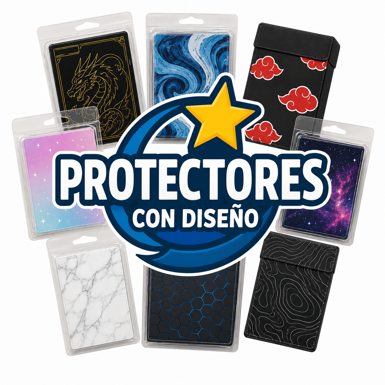 Protectores cartas Chile Piedra Bruja sleeves fundas