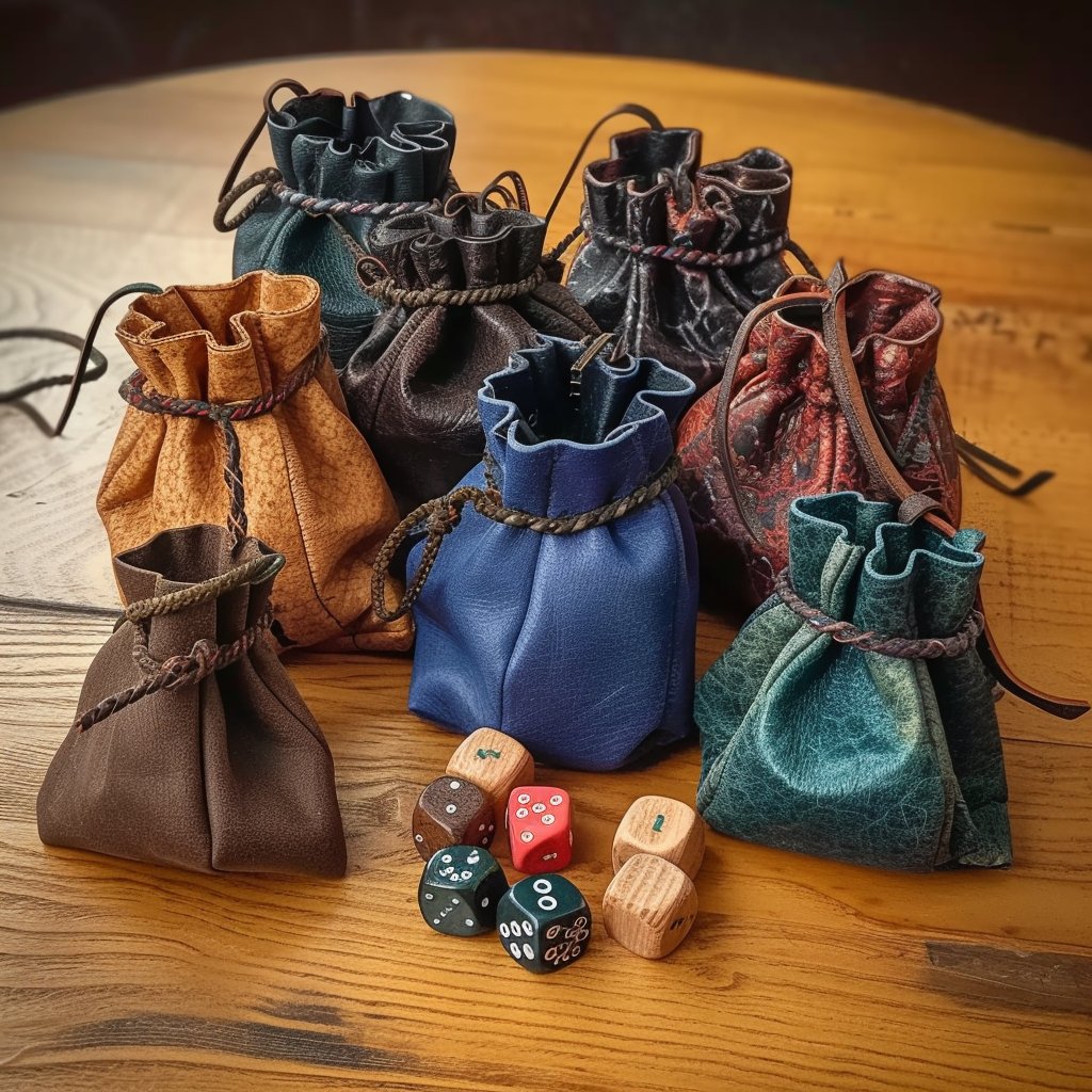 Dados en bolsa en PiedraBruja