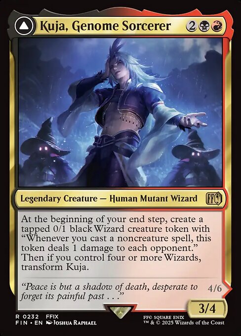 Kuja, Genome Sorcerer // Trance Kuja, Fate Defied Regular (ingles) 232 | Singles MTG en PiedraBruja