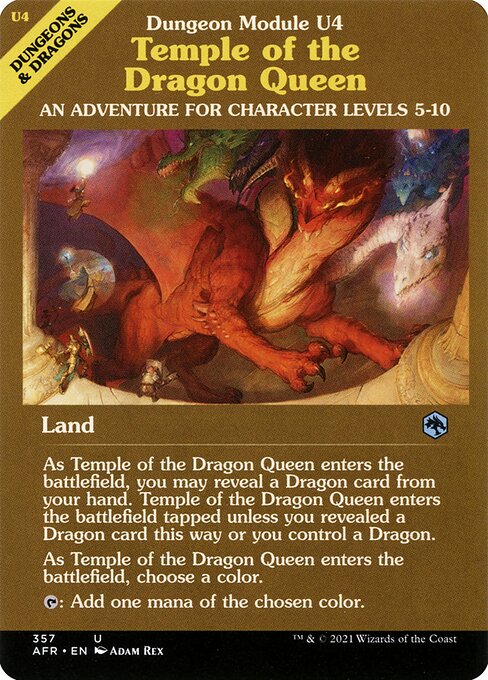Temple of the Dragon Queen Showcase (ingles) 357 | Singles MTG en PiedraBruja