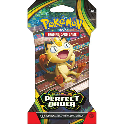 Mega Evolution Perfect Order Sleeved Booster ESP | Pokémon TCG, sobres, cartas pokemon y coleccionables en PiedraBruja Chile