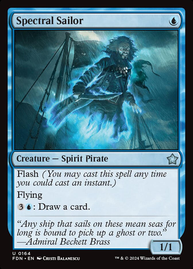 Spectral Sailor Regular Foil  164 (Ingles)