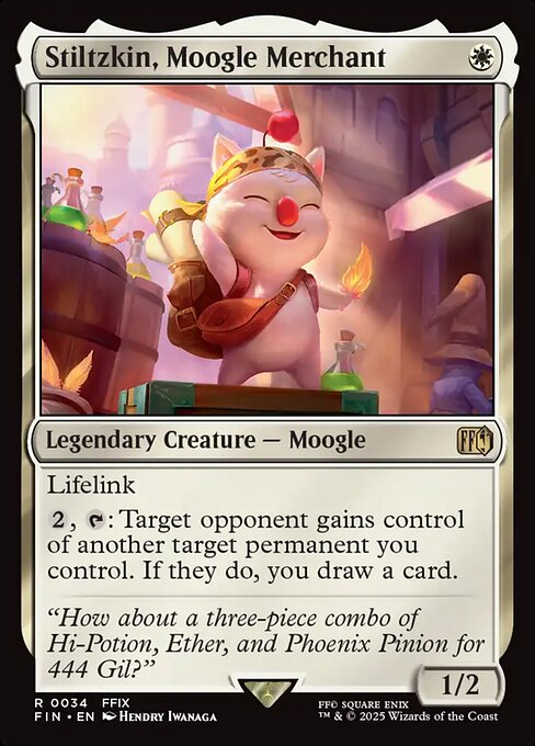 Stiltzkin, Moogle Merchant Regular (ingles) 34 | Singles MTG en PiedraBruja