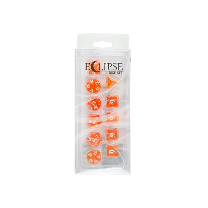 Set 11 Dados Eclipse Pumpkin Orange