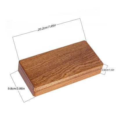 Caja de Madera - Rectangular Alargada Pulida | Dados para juegos de rol y mesa en PiedraBruja Chile