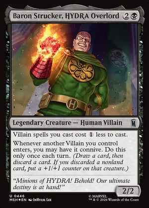 Baron Strucker, HYDRA Overlord Regular Foil (ingles) 446 | Singles MTG en PiedraBruja
