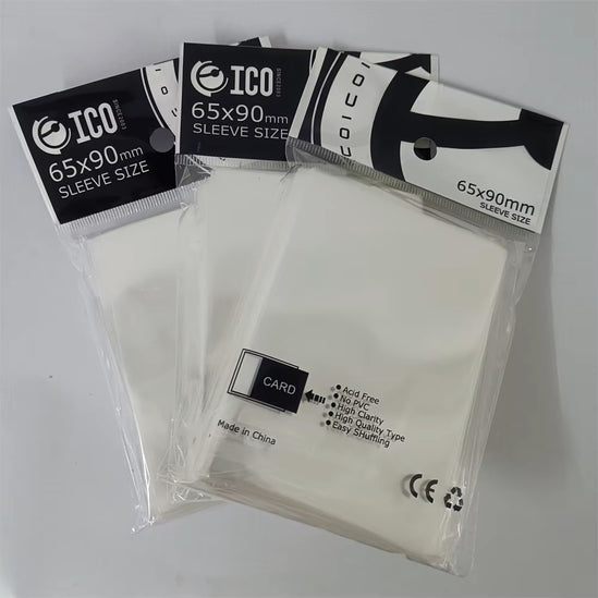 ICO Sleeves: Standard - Transparente Resellable (100 ct.)