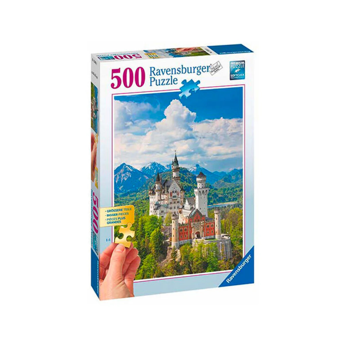 Puzzle Ravensburger Neuschwanstein Castle 500 | Rompecabezas e ingenios para niños, desafía su mente en PiedraBruja Chile