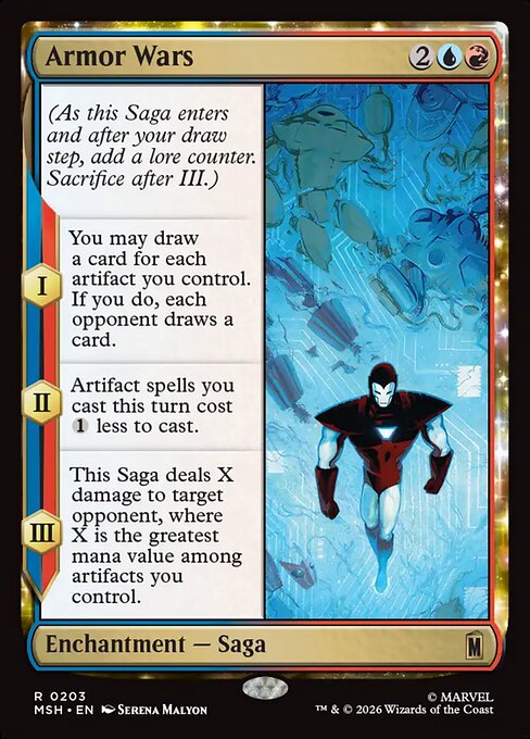 Armor Wars Regular Foil (ingles) 203 | Singles MTG en PiedraBruja