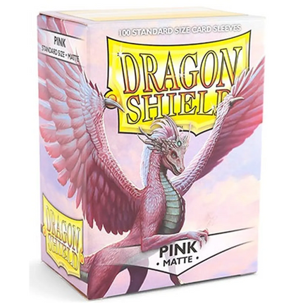 Protectores Dragon Shield Standard Color Rosado Matte (100 unidades)