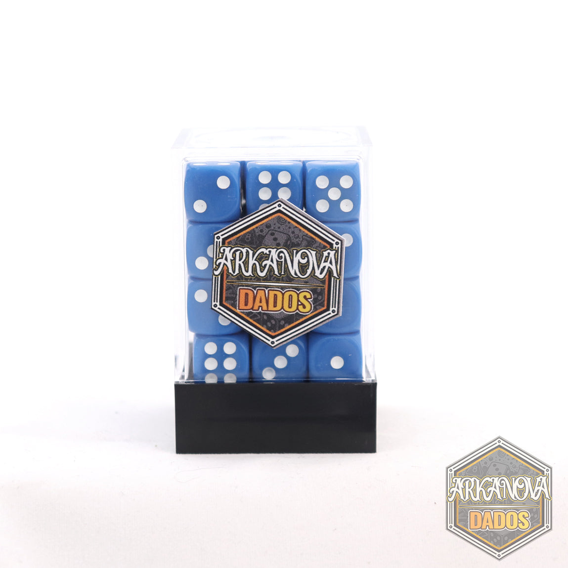 Sólido - 12mm 36 Dados Azul