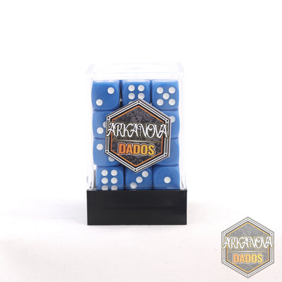Sólido - 12mm 36 Dados Azul | Dados para juegos de rol y mesa en PiedraBruja Chile