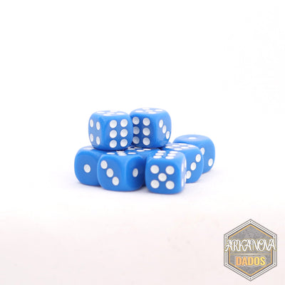 Sólido - 12mm 36 Dados Azul | Dados para juegos de rol y mesa en PiedraBruja Chile