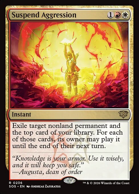 Suspend Aggression Regular Foil (ingles) 236| Singles MTG en PiedraBruja