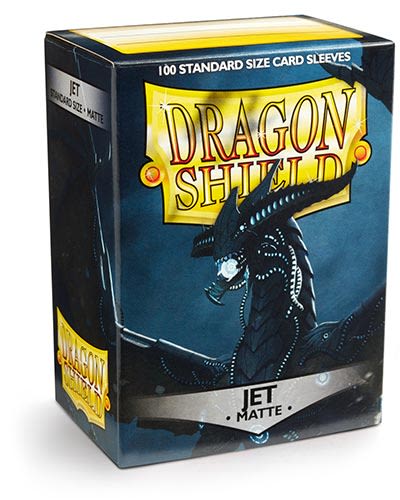 Dragon Shield Sleeves: Standard - Matte Jet (100 ct.)