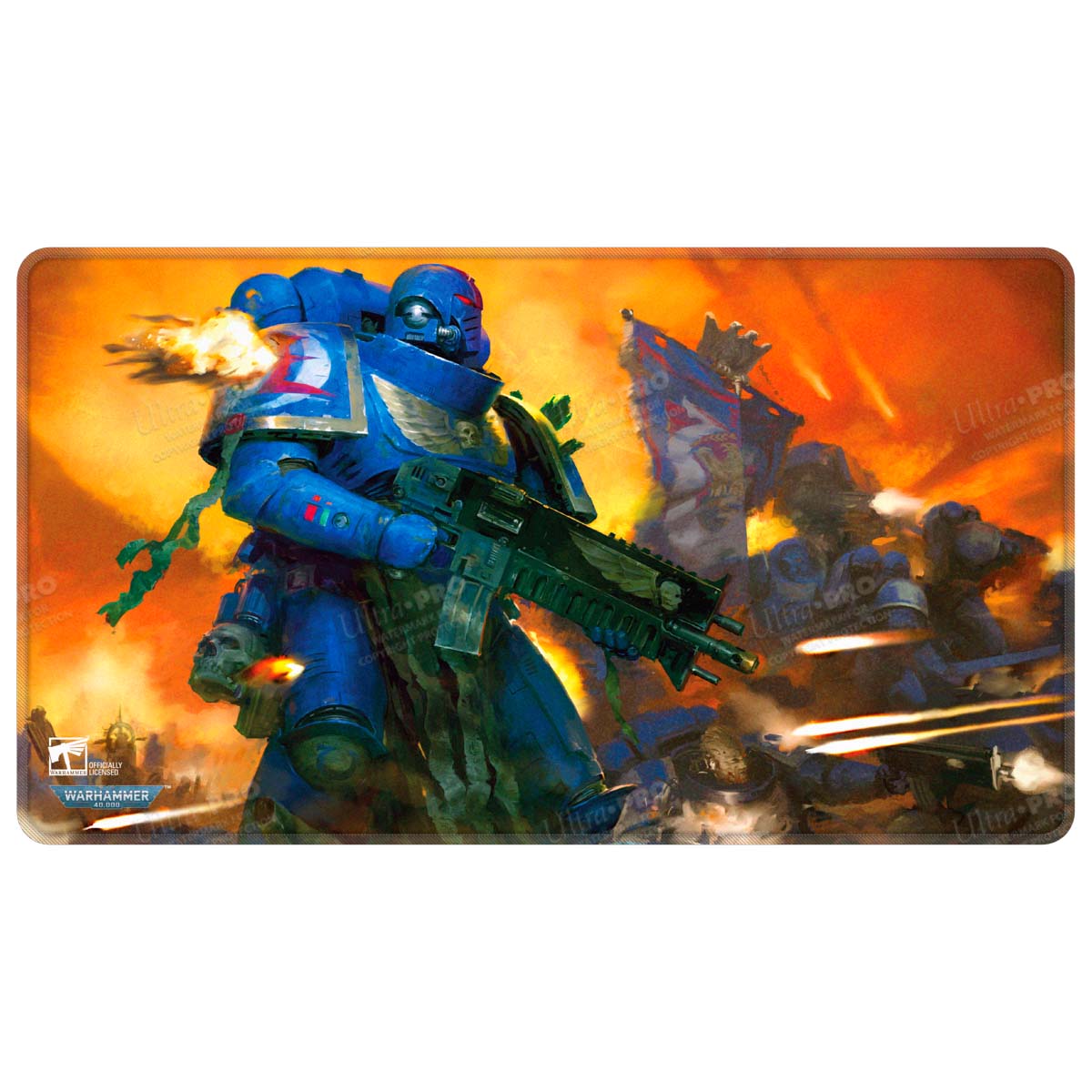 Playmat: Warhammer 40,000 Stitched - Space Marines Adeptus Astartes