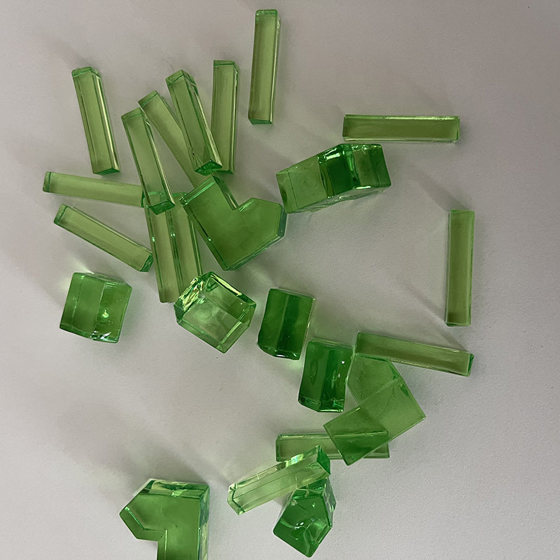 Fichas Transparentes Multiuso - Verde