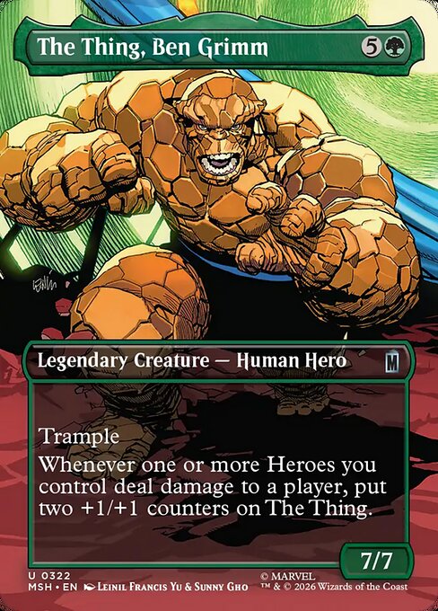 The Thing, Ben Grimm Regular Foil (ingles) 322 | Singles MTG en PiedraBruja