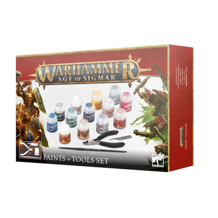 Age of Sigmar Paints + Tools Set eng/spa