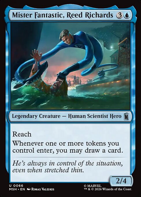Mister Fantastic, Reed Richards Regular Foil (ingles) 66 | Singles MTG en PiedraBruja