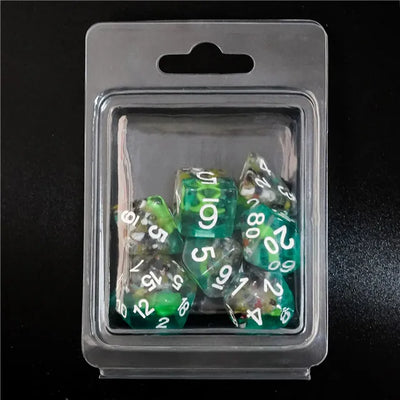 Blister de PVC | Dados para juegos de rol y mesa en PiedraBruja Chile