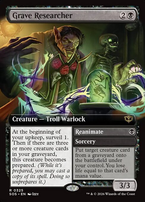 Grave Researcher // Reanimate Extended Foil (ingles) 325| Singles MTG en PiedraBruja