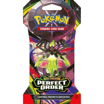 Mega Evolution Perfect Order Sleeved Booster ESP | Pokémon TCG, sobres, cartas pokemon y coleccionables en PiedraBruja Chile