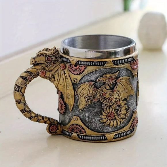 Mug Medieval Dragon Mecanico