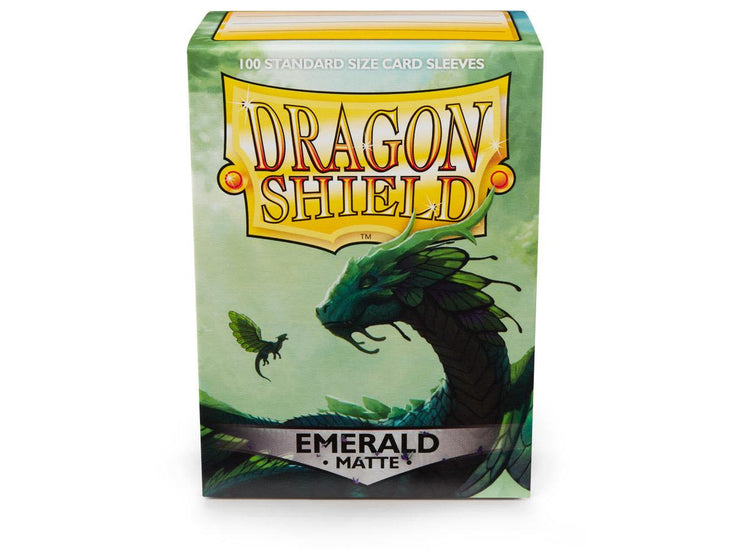 Dragon Shield Sleeves: Standard - Matte Emerald (100 ct.)