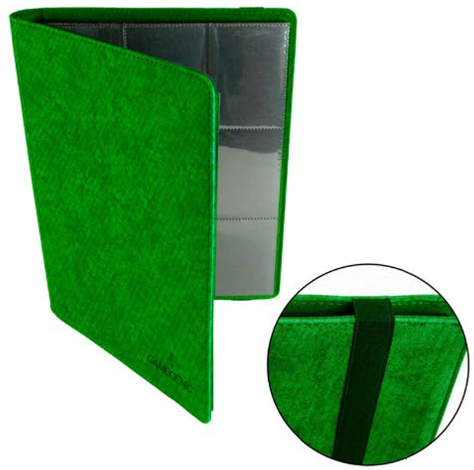 Carpeta Prime 18-Pocket - Green | Accesorios Gamegenic para TCG en PiedraBruja Chile