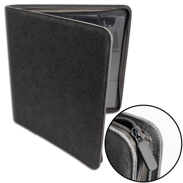 Carpeta Zip-Up Album 8-Pocket - Black | Accesorios Gamegenic para TCG en PiedraBruja Chile