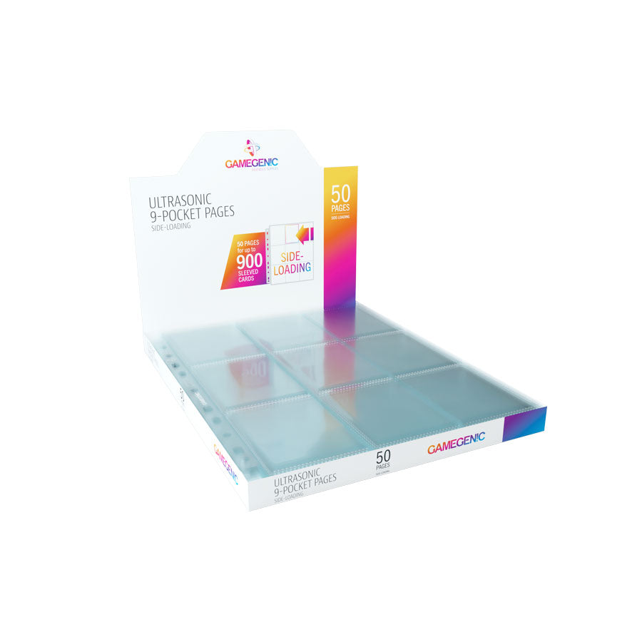 Páginas de Carpeta - Ultrasonic Sideloading 9-Pocket - Clear