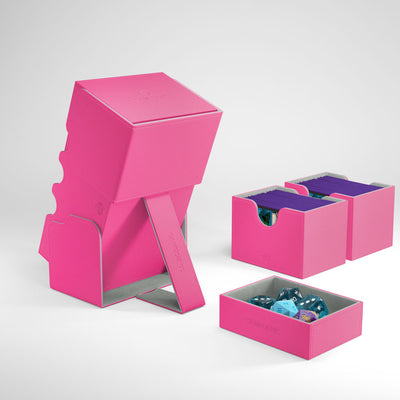 Portamazo Stronghold 200+ Convertible - Pink | Accesorios Gamegenic para TCG en PiedraBruja Chile