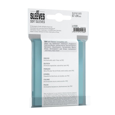 Protectores - Soft Sleeves (x100) | Accesorios Gamegenic para TCG en PiedraBruja Chile