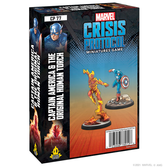 Marvel Crisis Protocol - Captain America & the Original Human Torch