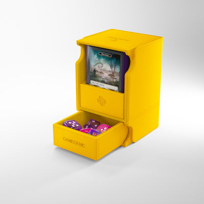 Portamazo Watchtower 100+ XL Yellow | Accesorios Gamegenic para TCG en PiedraBruja Chile