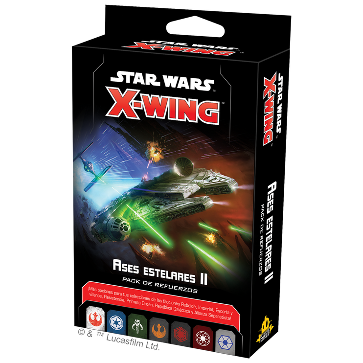 Star Wars X-Wing Ases Estelares ll Pack de Refuerzos (PEDIDO A DOS SEMANAS)