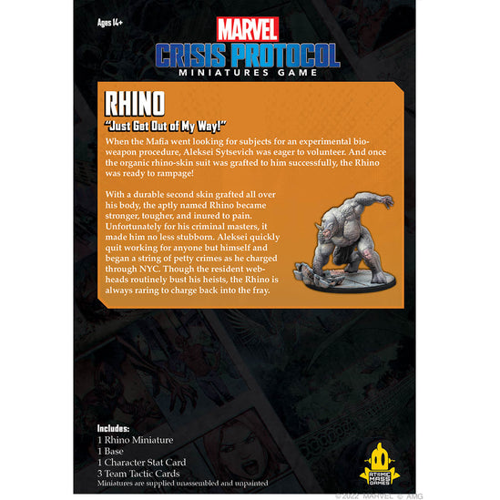 Marvel Crisis Protocol - Rhino