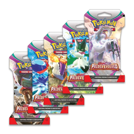 Pokémon TCG: Scarlet & Violet - Evoluciones en Paldea Sleeved Booster (español)