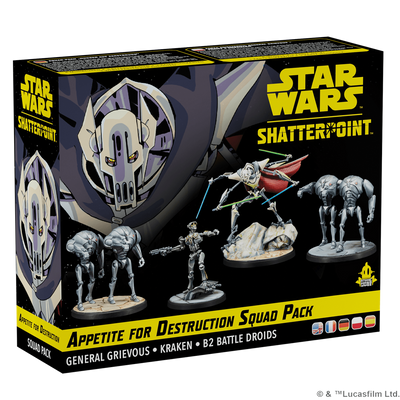 Star Wars Shatterpoint: Hambre de Destrucción Pack de Escuadrón General Grievous